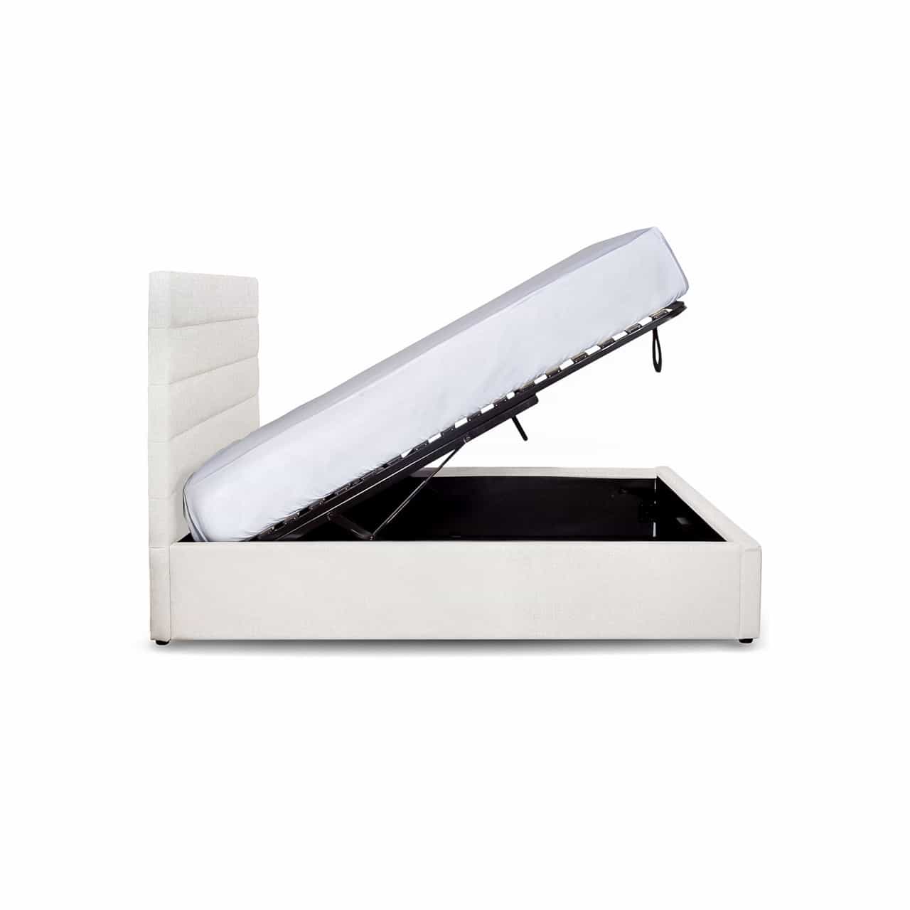 Justin Storage Bed Tall — White