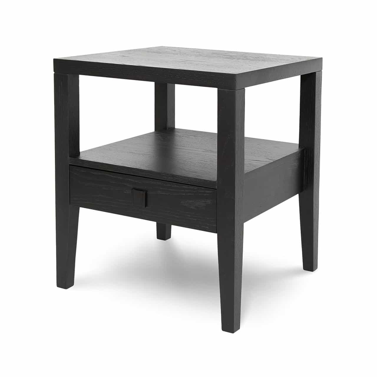 Hara Drawer Accent Table — Black