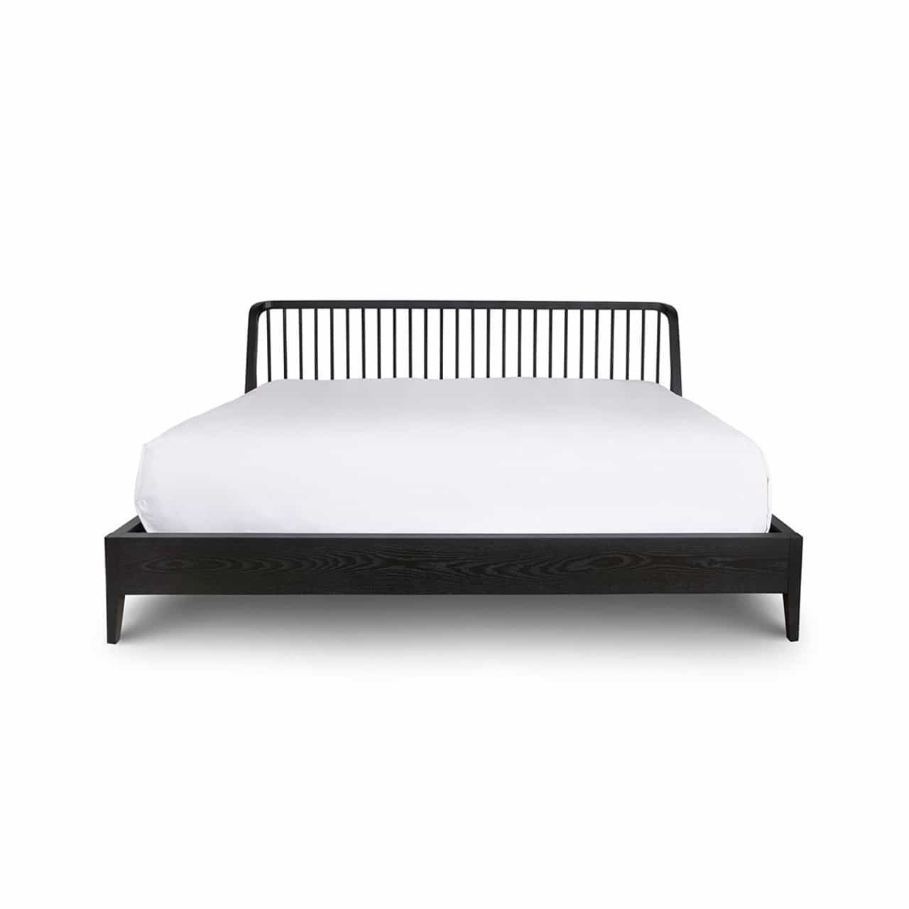 Irving Wood Bed — Black