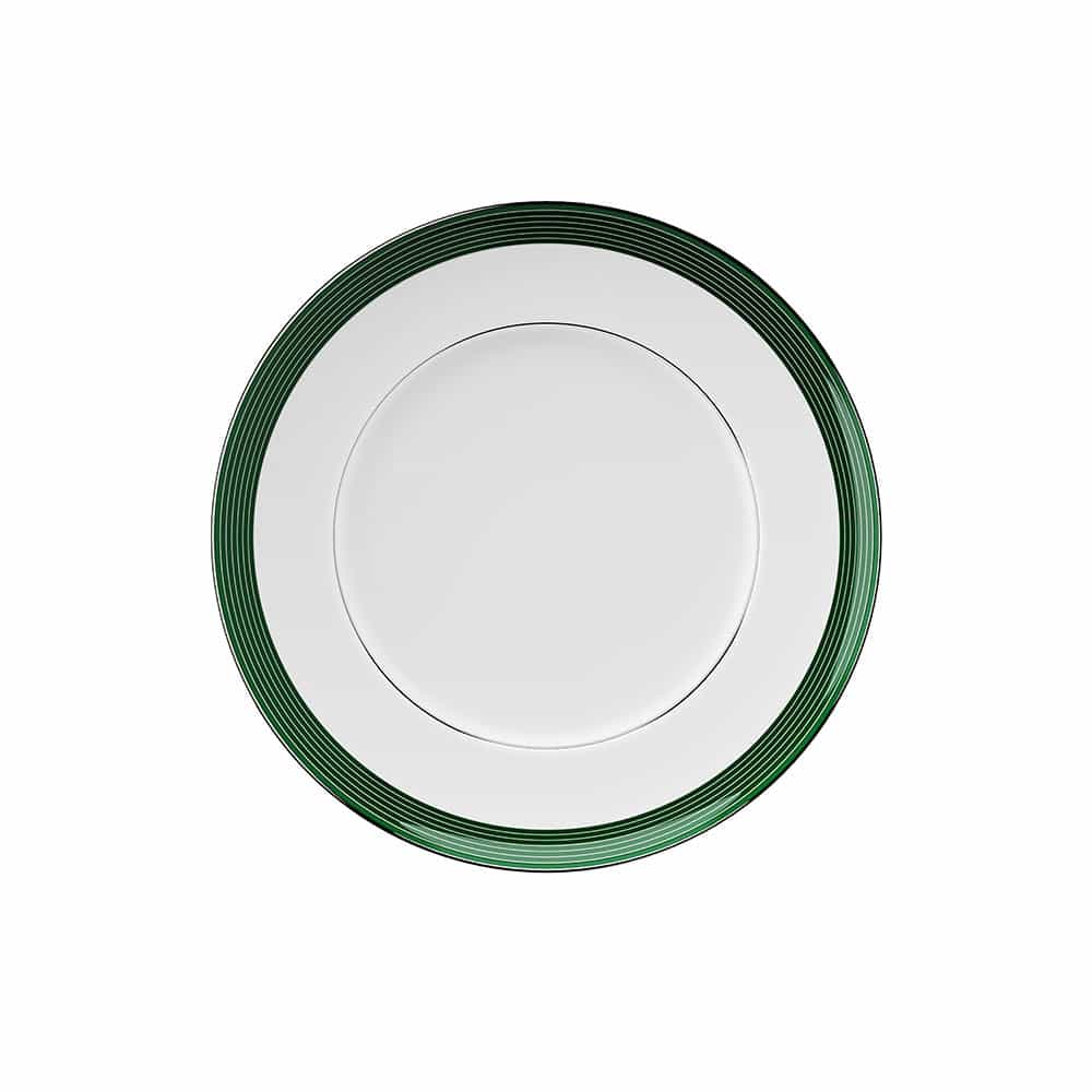 ERYA Ceramic Shallow Plate — Green