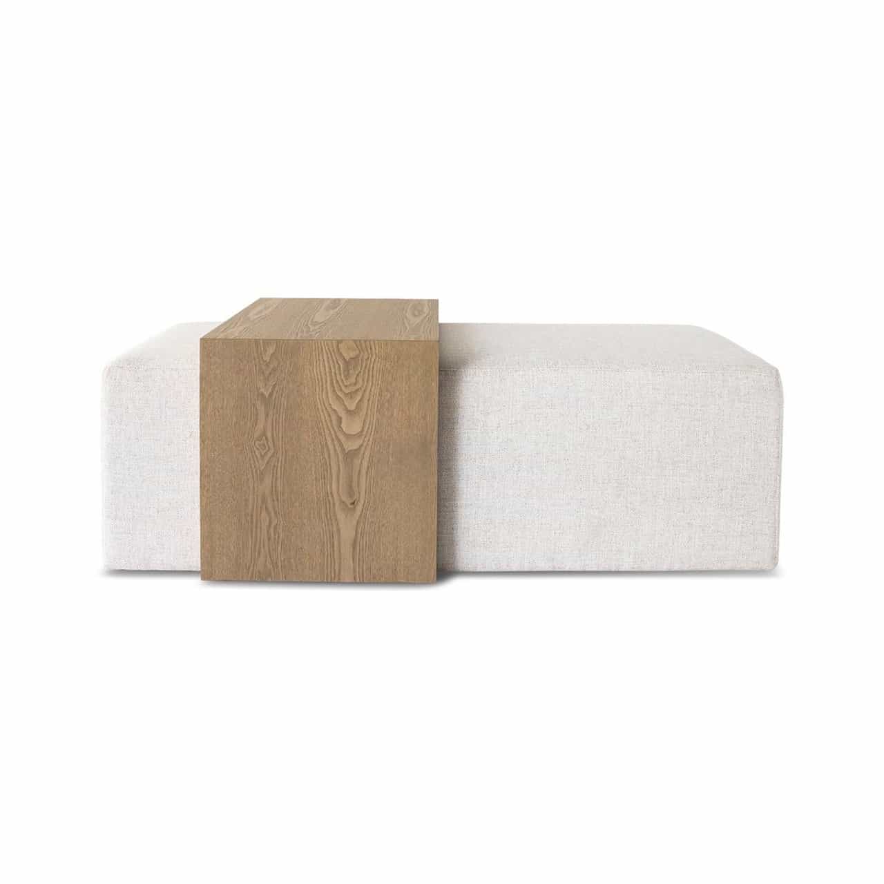 Forest Coffee Ottoman — Brass