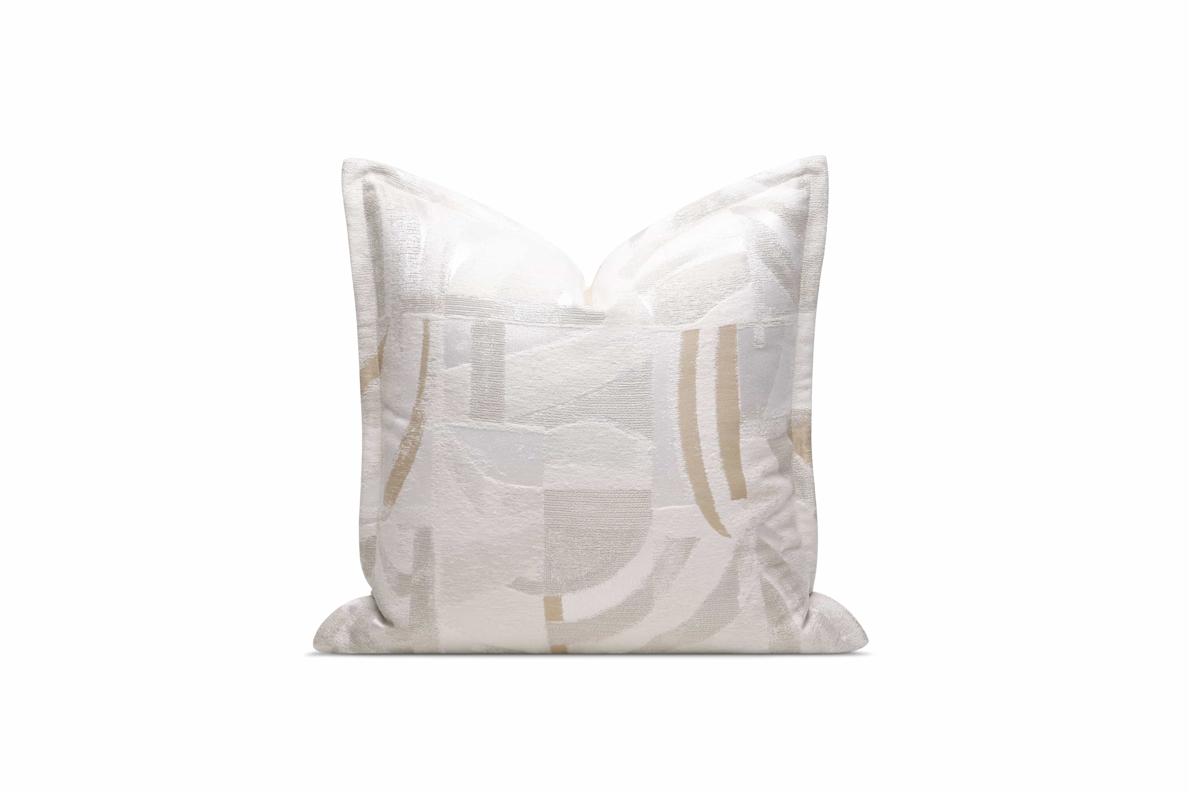 Wool - Polyester Blended Square Pillow (DP-2407101) — Clear