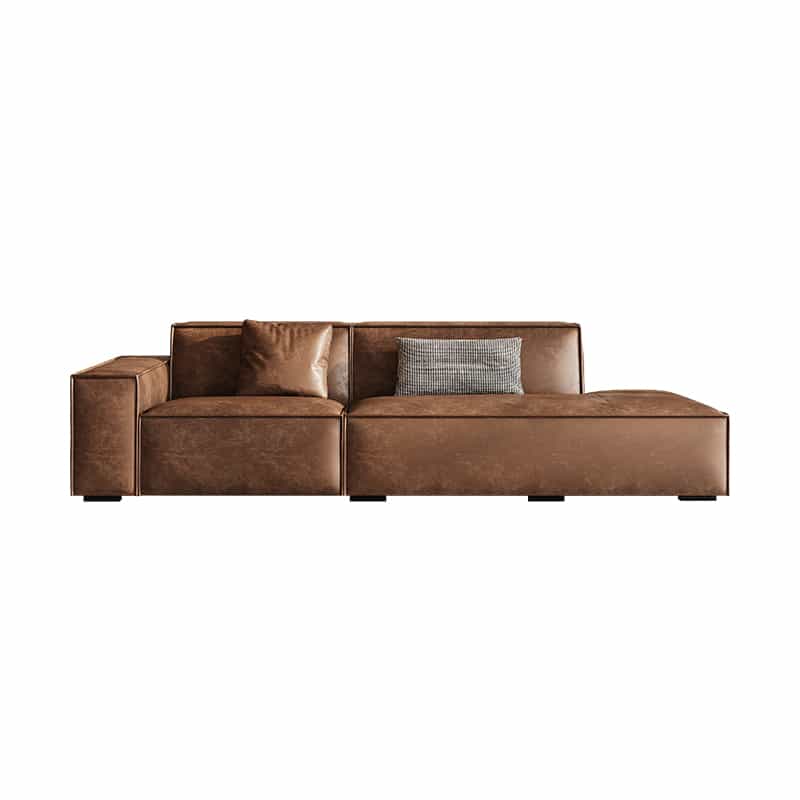 SADDL Sofa — Brown