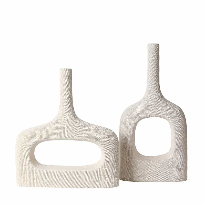 Particle ceramic vase