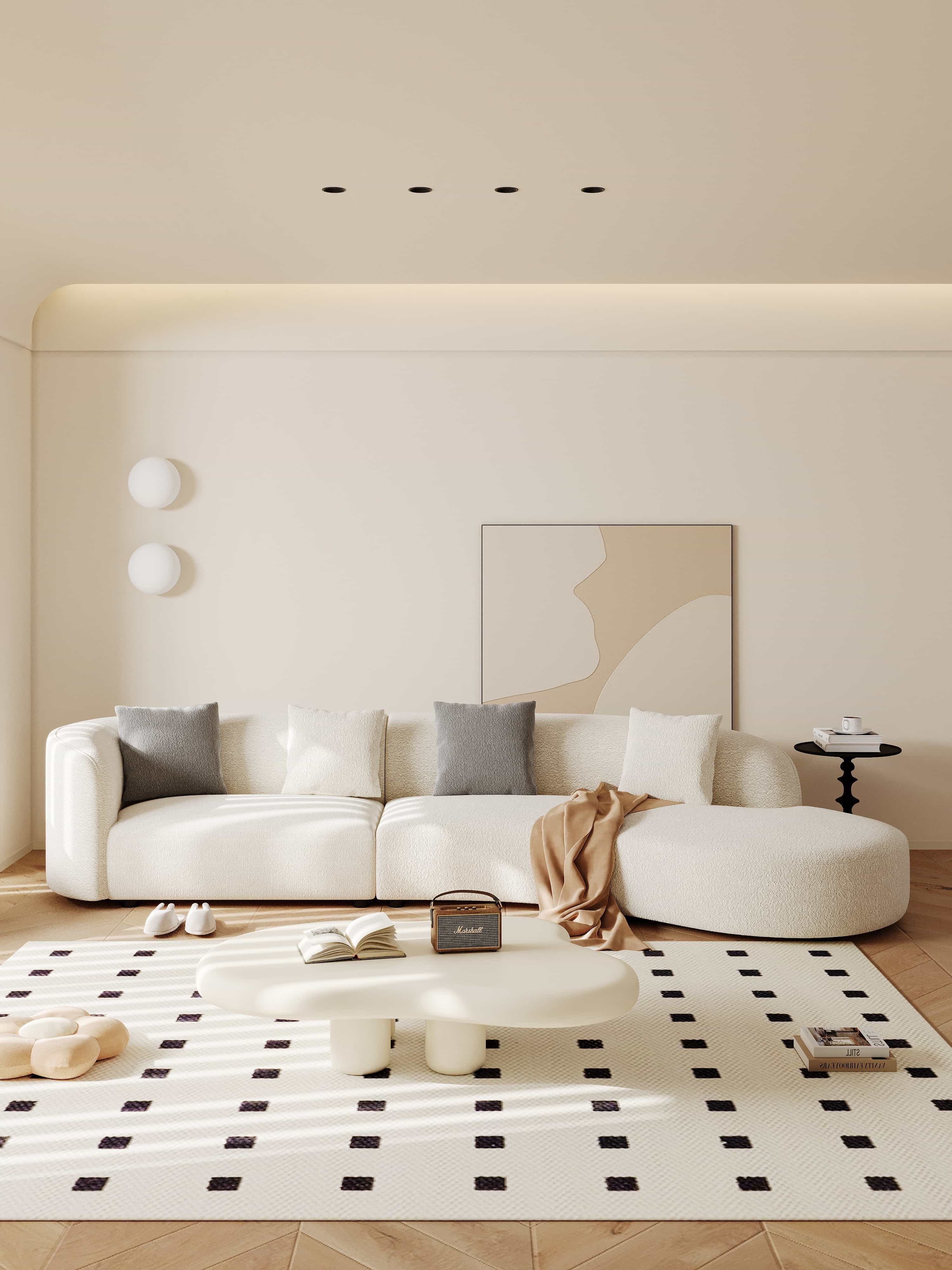 LUNARA Sofa — White