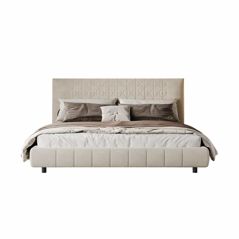 SERRA Bed — Beige
