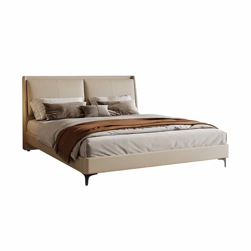 LERIO Bed — Beige