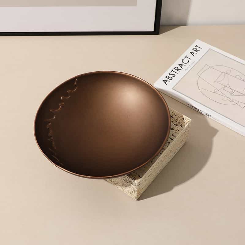 Gold Inlaid Plate — Gold