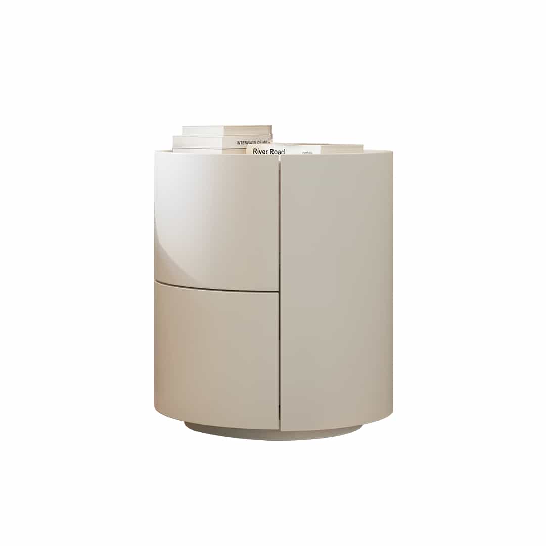 LUNO Nightstand — White
