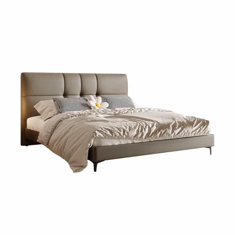 ARDEN Bed — Beige