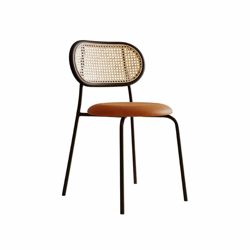 RATTAN Dining Chair — Brown