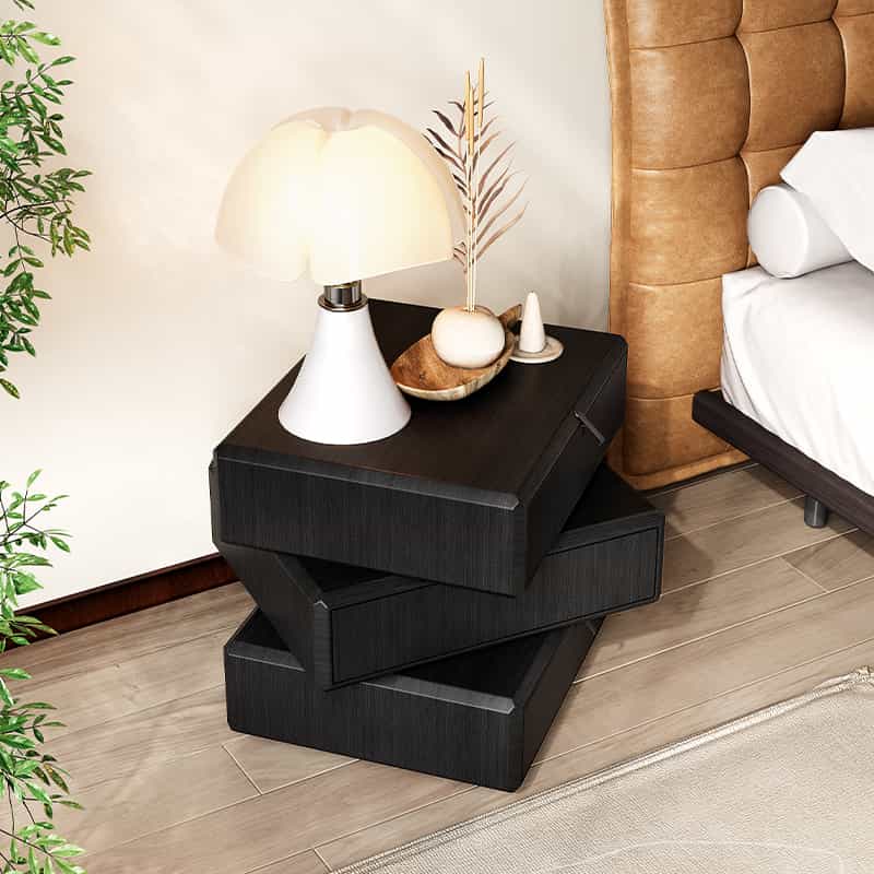 TRILO Nightstand — Black