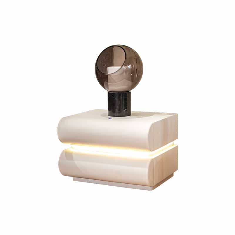 VELOUR Nightstand — White
