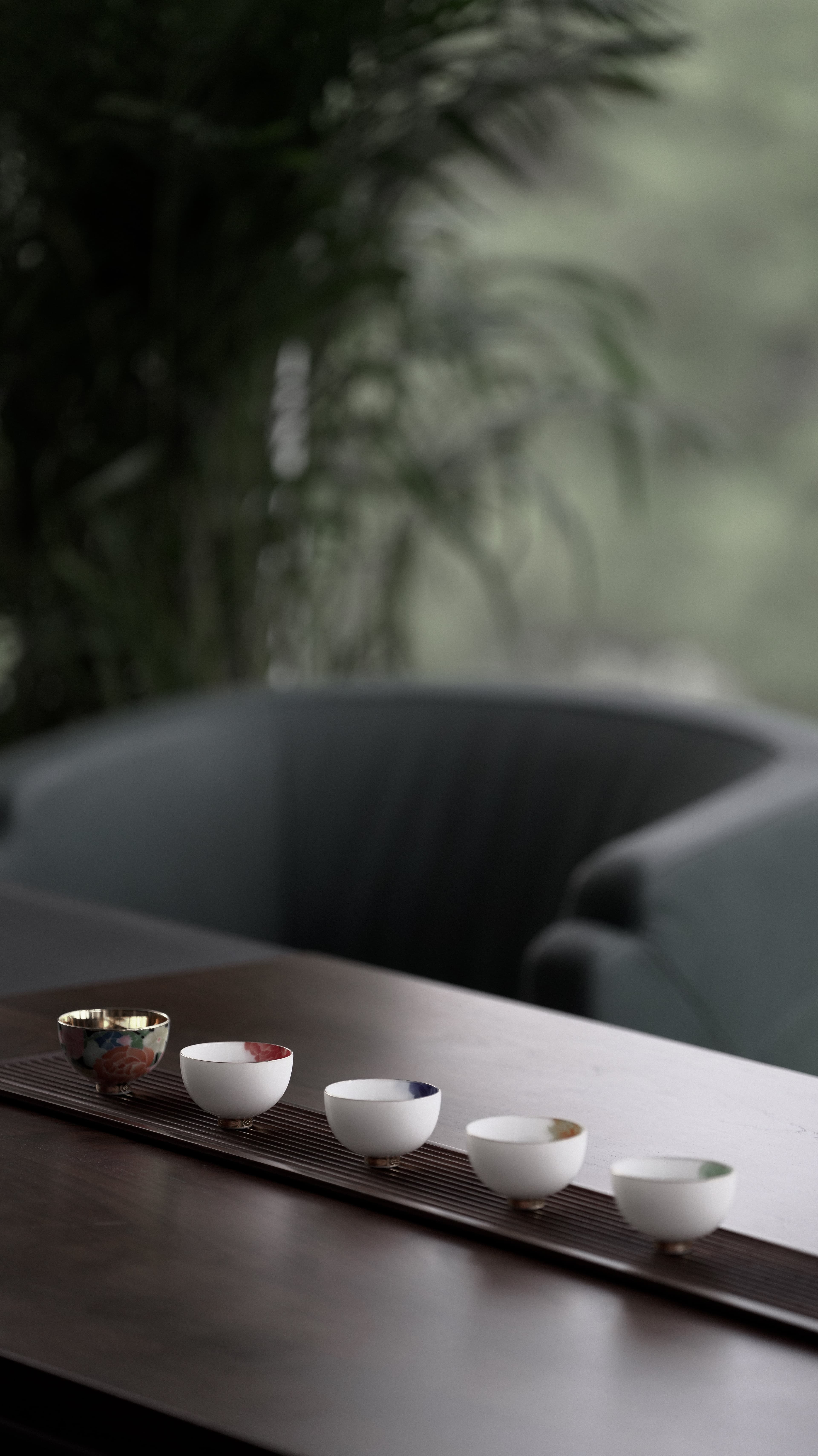 Underglaze Multicolored Ceramic Cup Set — image 14