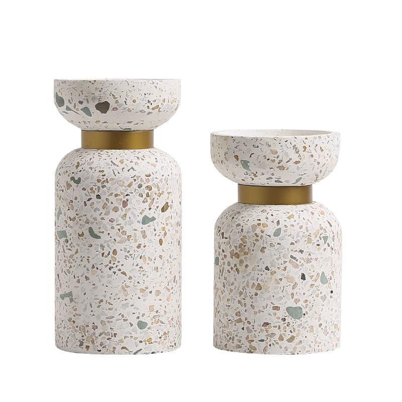 Gold ring candle holder — image 1