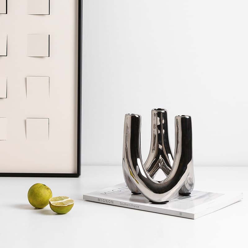 Three candlestick vase — image 3