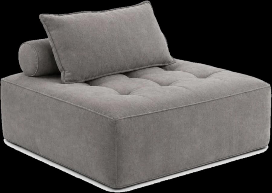 DUNE modular sofa module in greige chenille