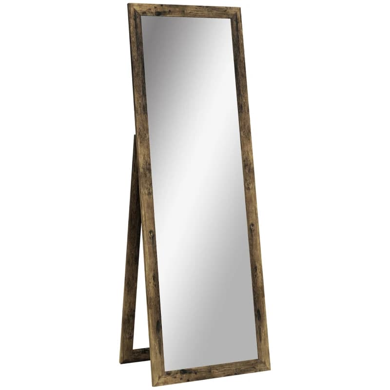 HOMCOM Floor Standing Mirror, Full Body Mirror for Bedroom, Living Room — image 1