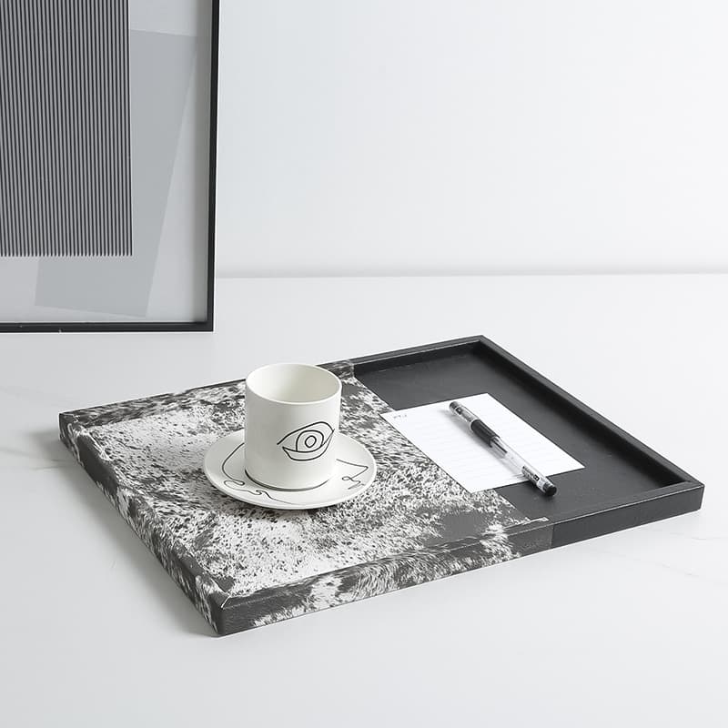 Fur pattern tray-black — image 3