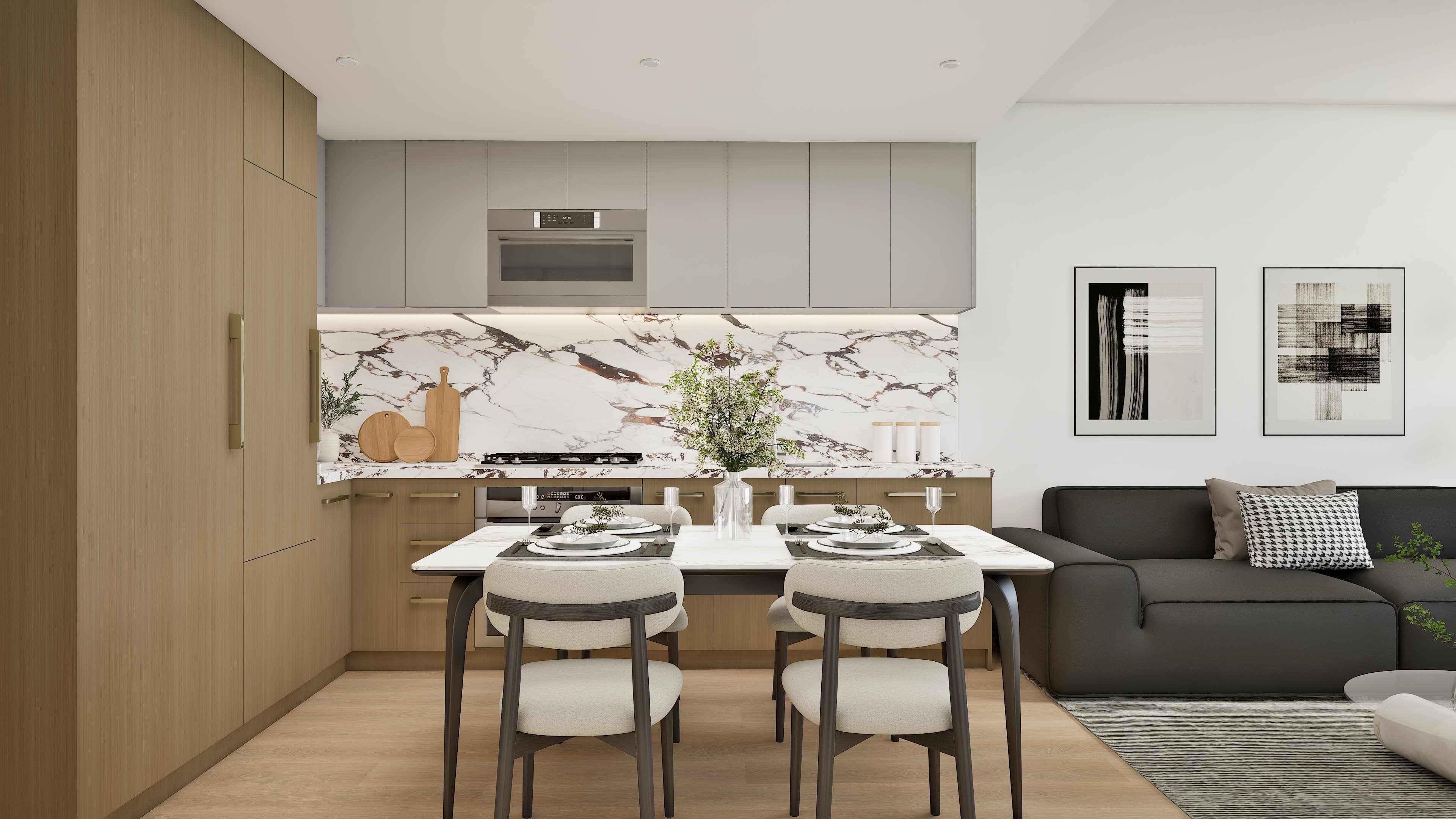 Relaxing dining room