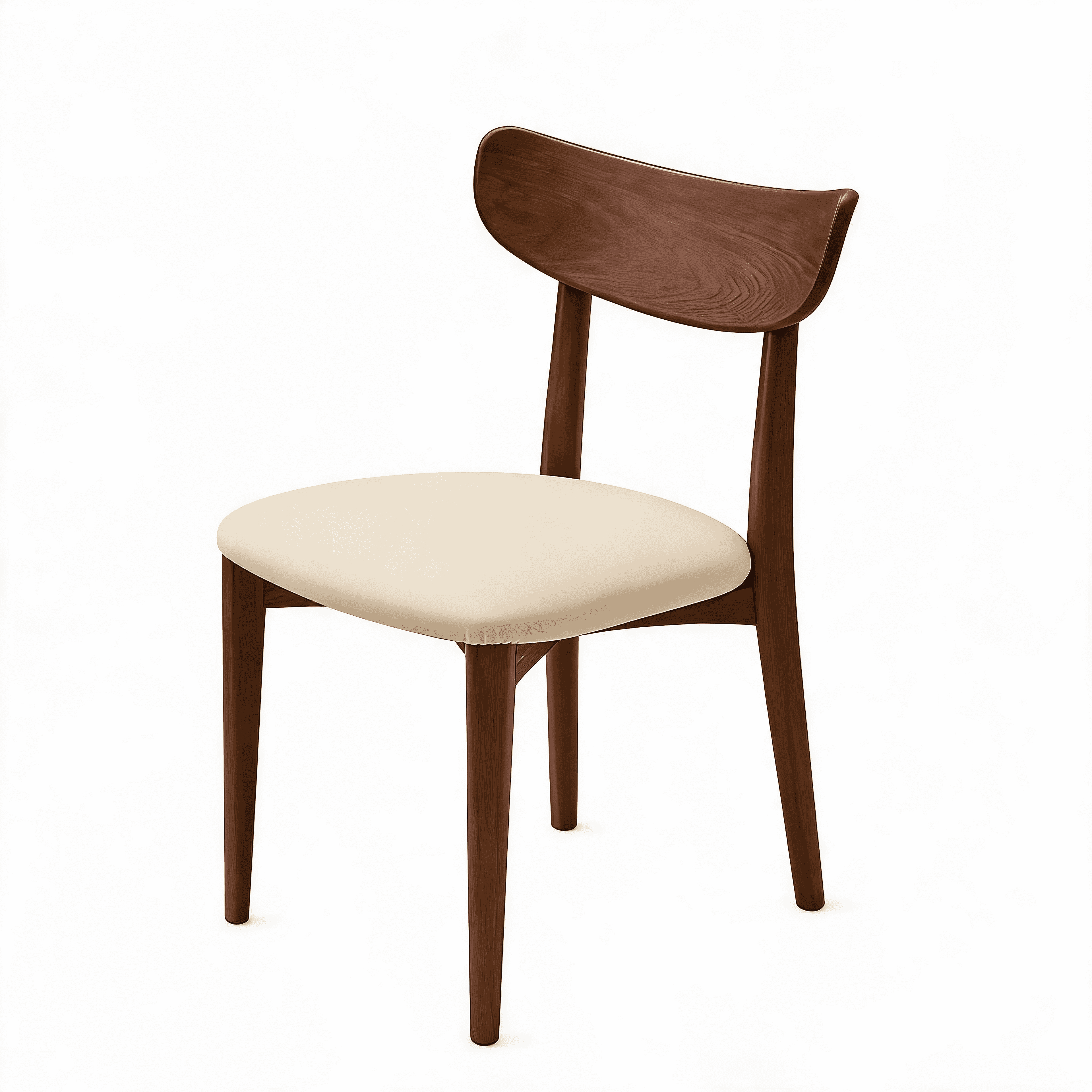 NESTO Heritage Wood Dining Chair — Beige