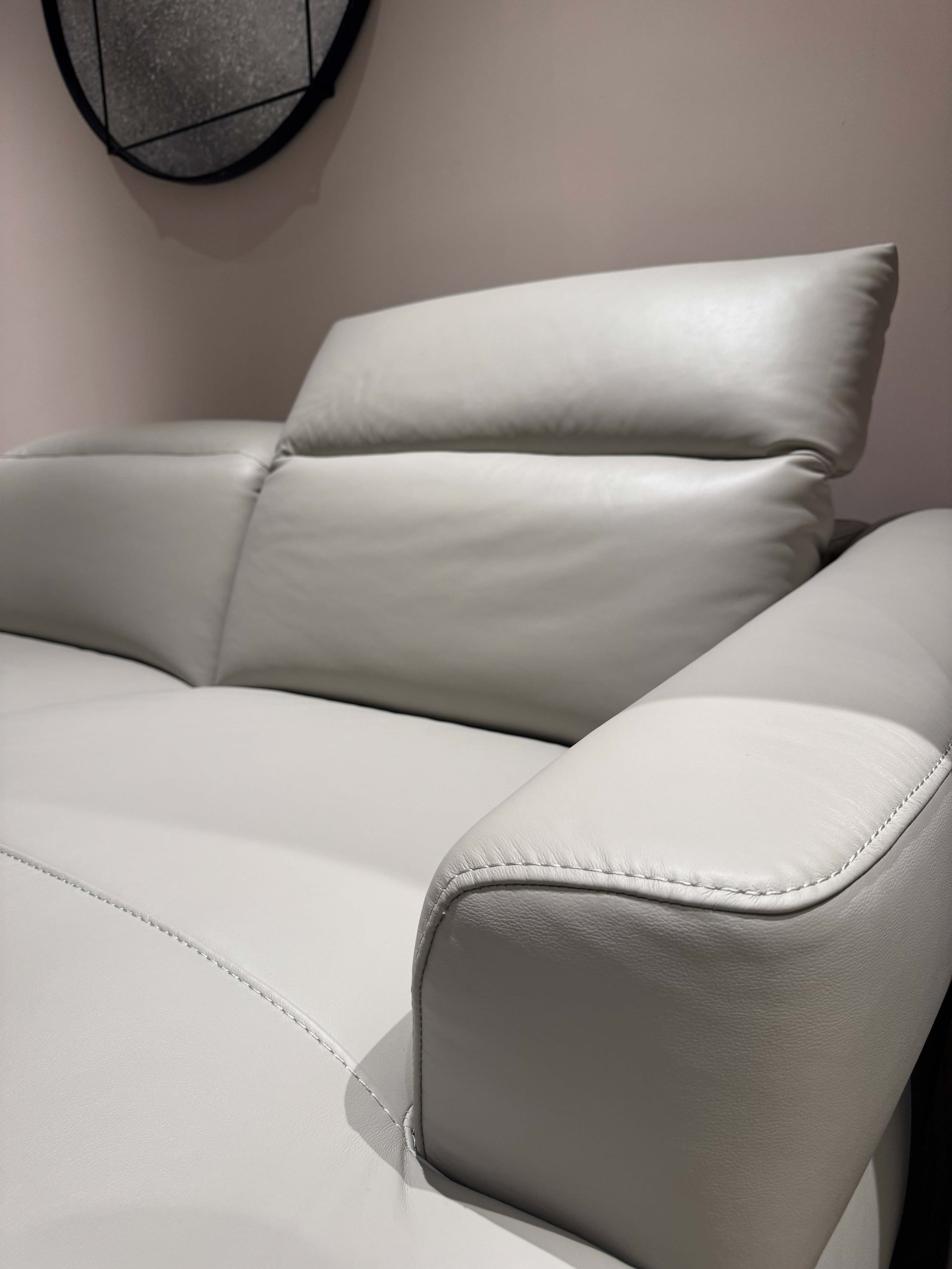 CALVA headrest raised
