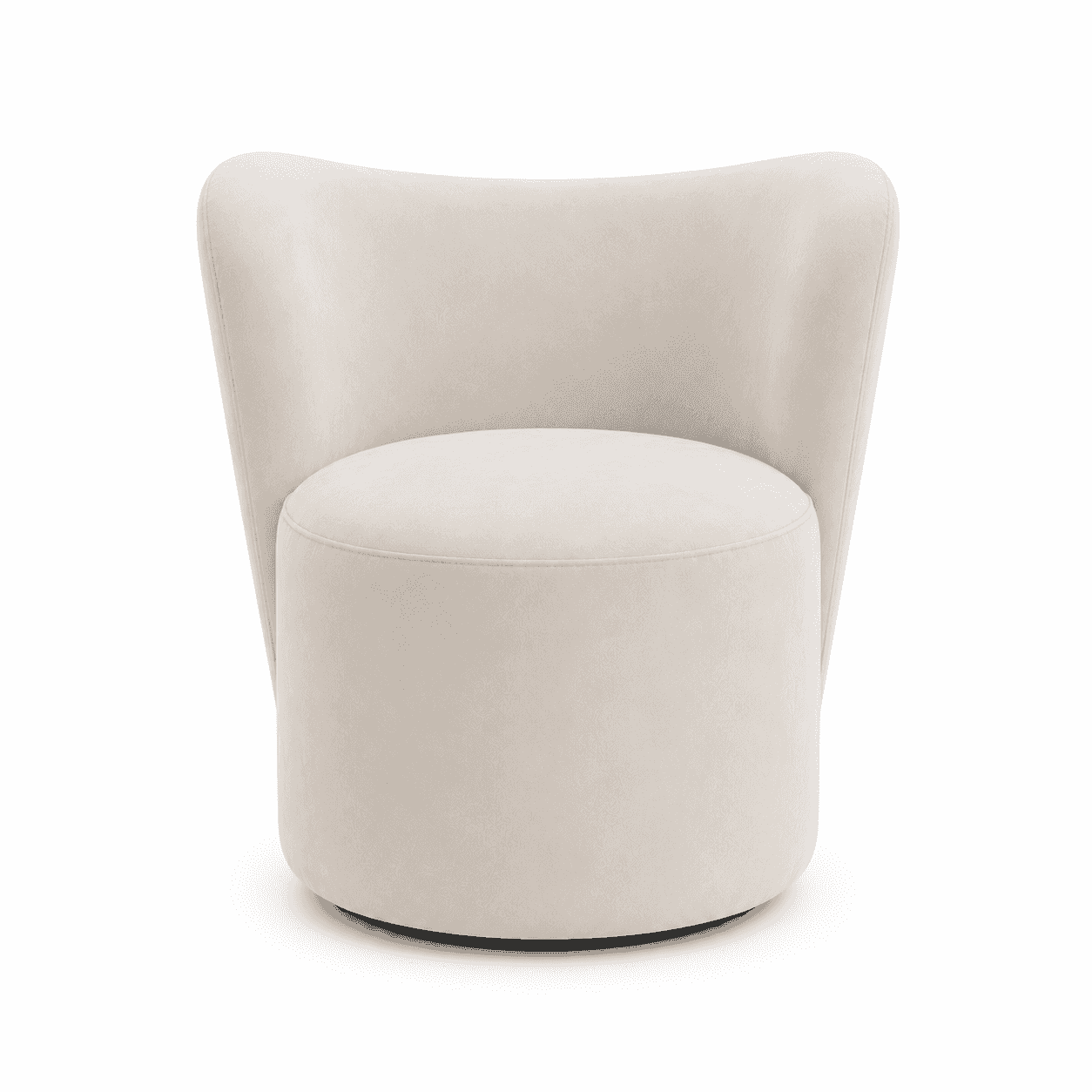 PYRAN Swivel Armchair — White