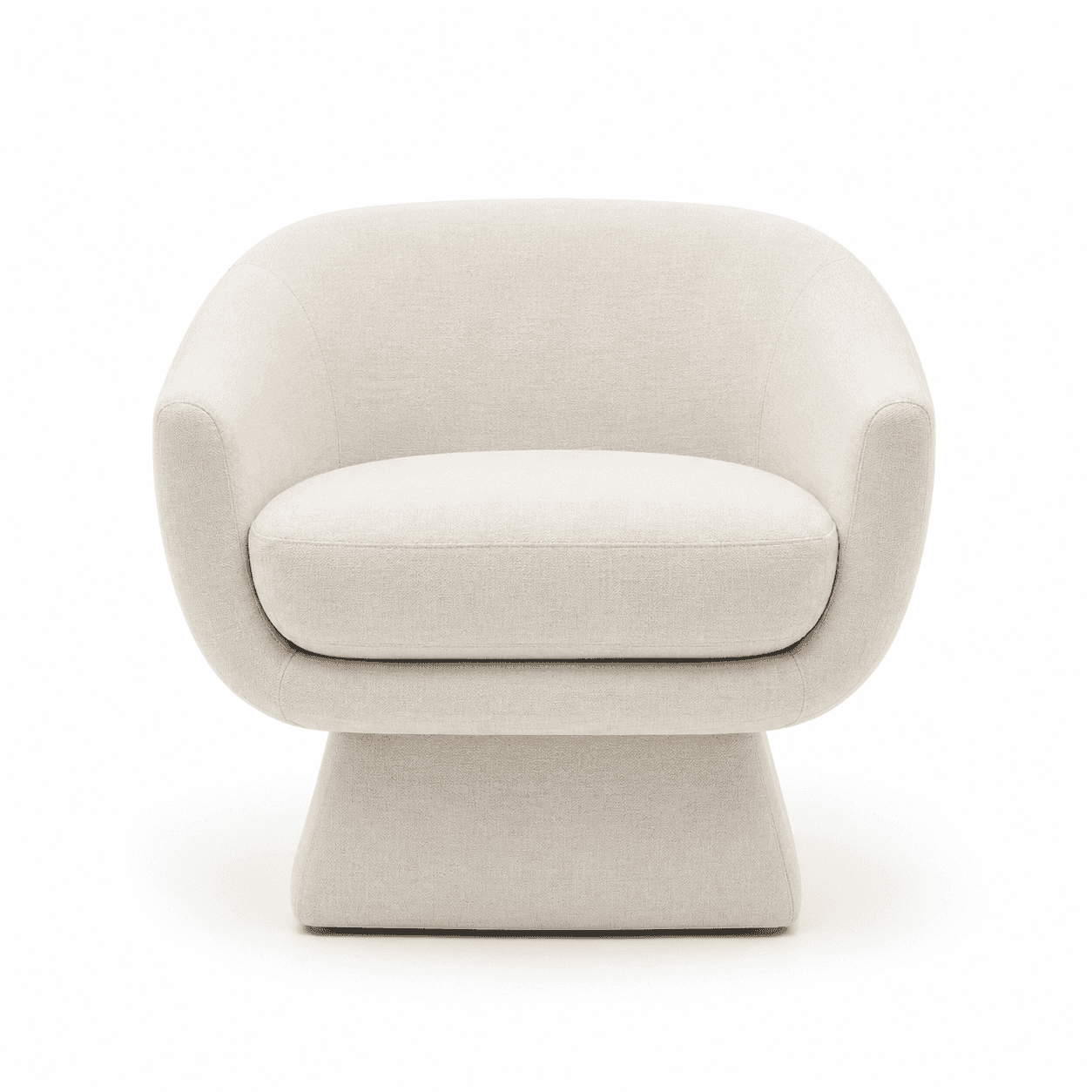 CIRINA Swivel Chair — White