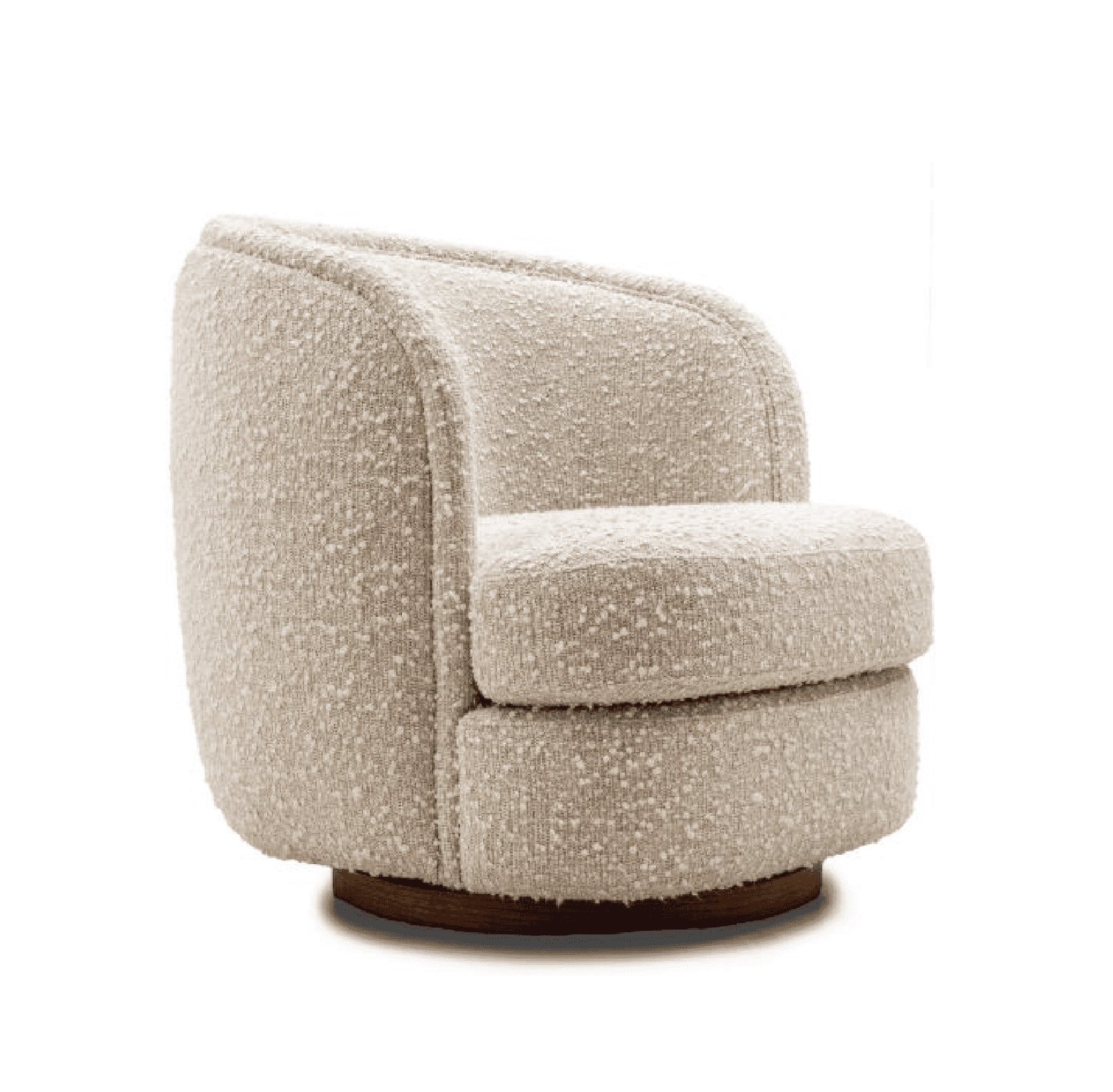 CLOUDA Swivel Chair — Beige